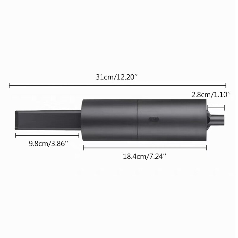 Cordless Rechargeable Vacuum Cleaner High Power Strong Suction Handheld Portable Durable Dry Wet Use Cleaning Car Home L41A