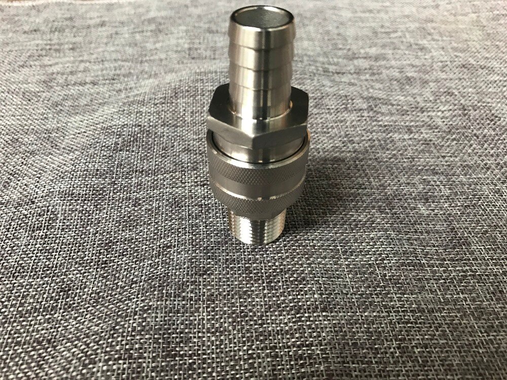 homebrew Hoge Flow Rvs Quick Disconnect 5/8 "Slangtule Set, Homebrew Fitting, Brewer Hardware