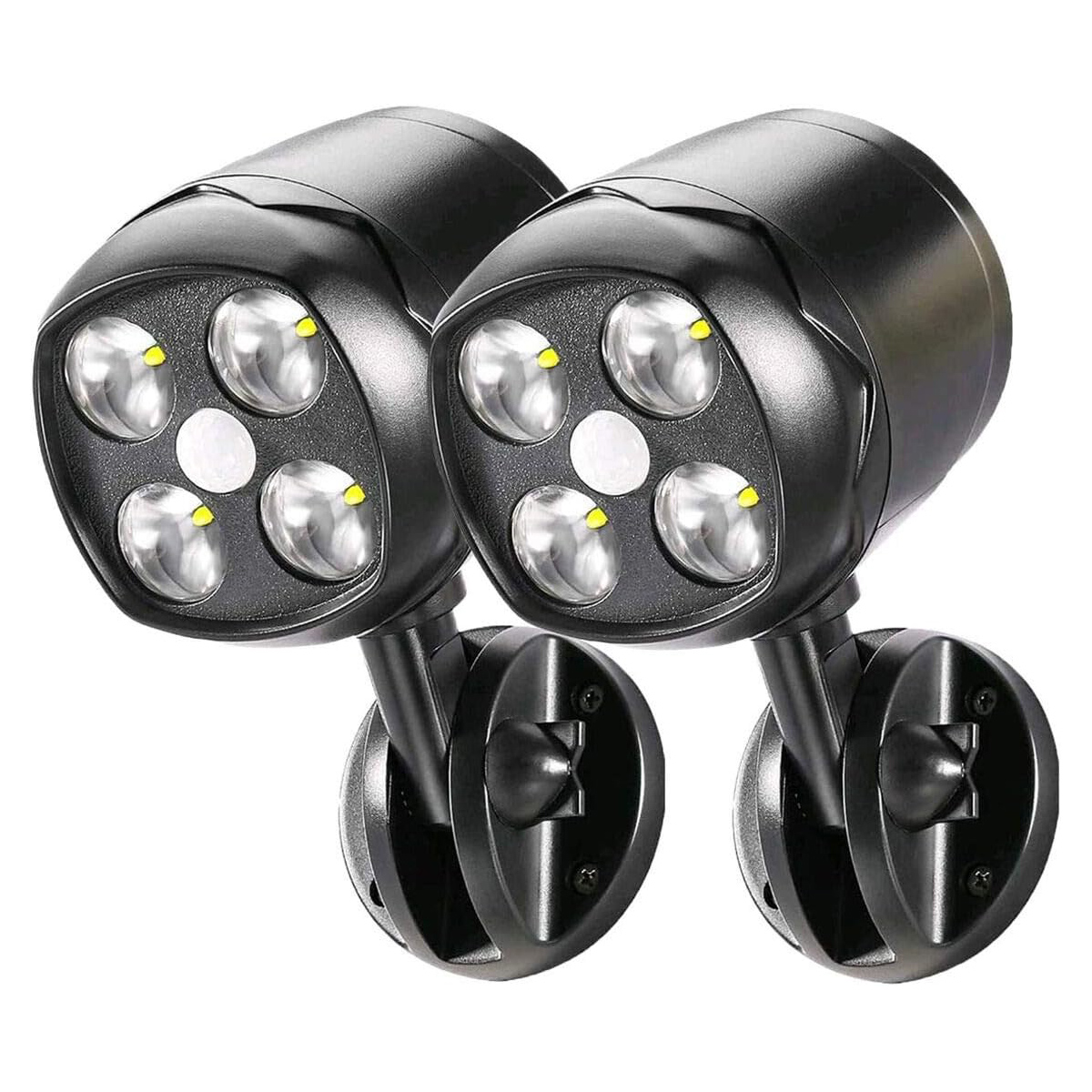 Bevægelsessensor udendørs lys, batteri bevægelsessensor udendørs lys , 6000k led spotlight udendørs , 8w 600 lm sikkerhedslys til os