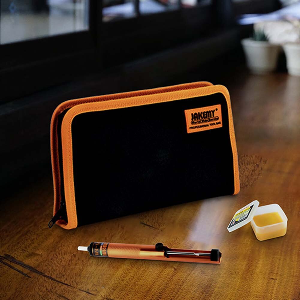 Universal Electric Welding Soldering Iron Kit Tool Bag Electric Iron Maintenance Tool Bag for Household Hardware Repair