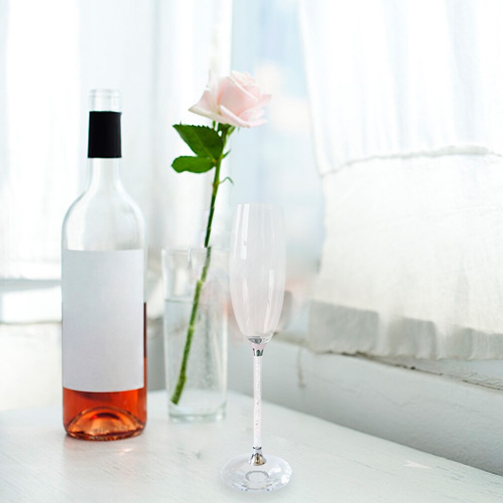 2 stücke Wein Glas Kristall Basis Becher 210ml Glas Champagner Cocktail Glas Kreative mit Kasten