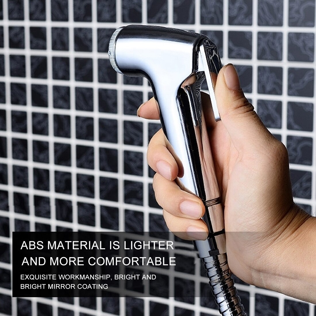 Goedkope Wc Handheld Bidet Sproeier Set Rvs Hand Bidet Kraan Voor Badkamer Handspuit Douchekop Zelfreinigende