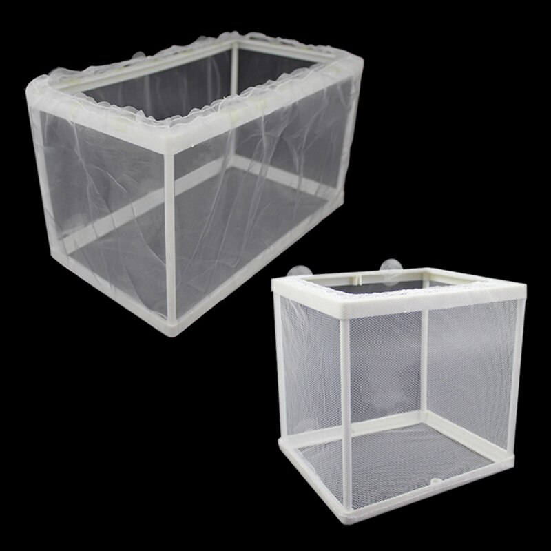 Aquarium Isolation Breeder Production Mesh Net Box Incubator Fish Tank Small Fry Breeding Box Plastic Gauze Trap Aquarium Supply