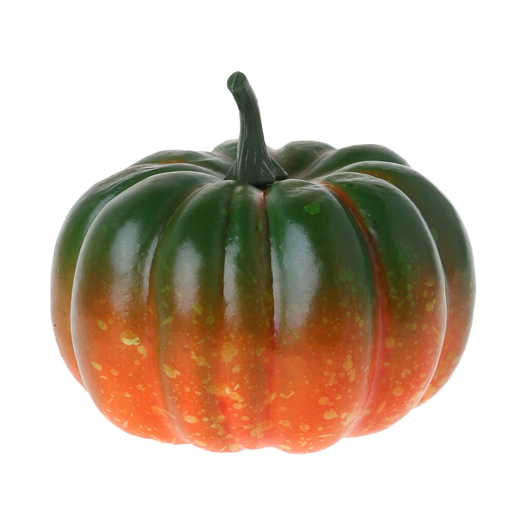 Piccole zucche artificiali finte realistiche per Halloween autunno raccolta ringraziamento decorazioni per feste fai da te C90D: GNO