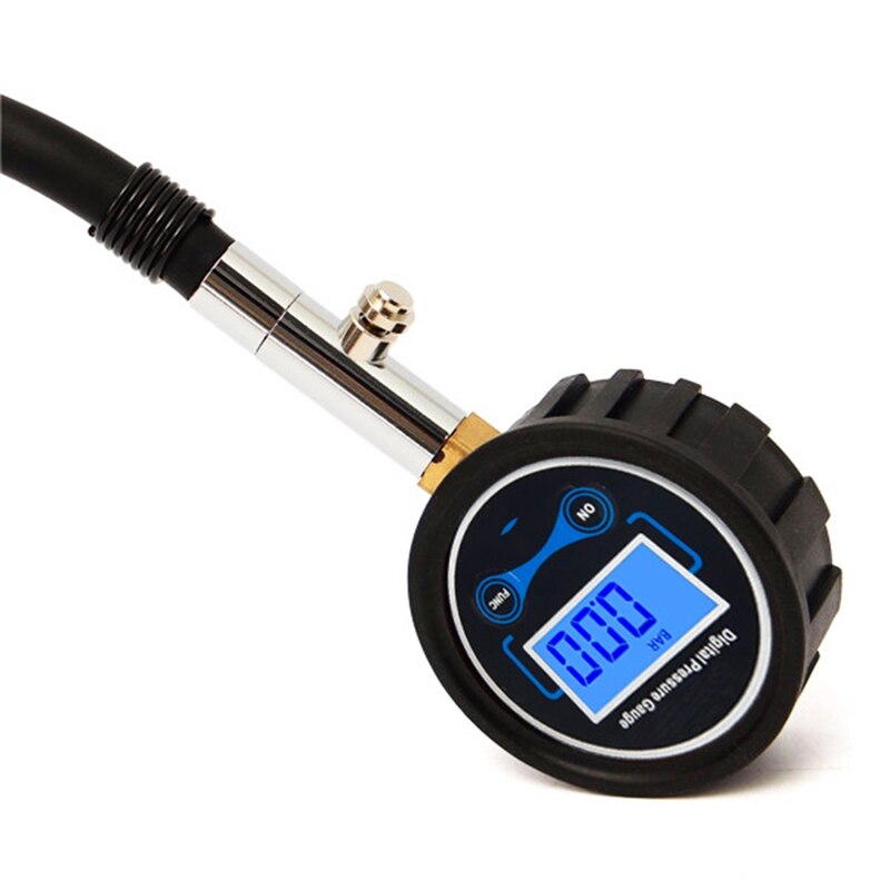 Hoge Precisie Bandenspanningsmeter Bandenspanningsmeter Lcd Groot Scherm Digitale Display Meter Bandenspanning Meten