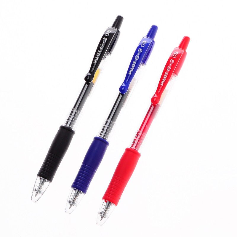 Pilot G2 07 05 bls-g2 Retractable Premium Gel Ink Roller Ball Pens Fine Pt 0.7mm Extra Fine 0.5mm