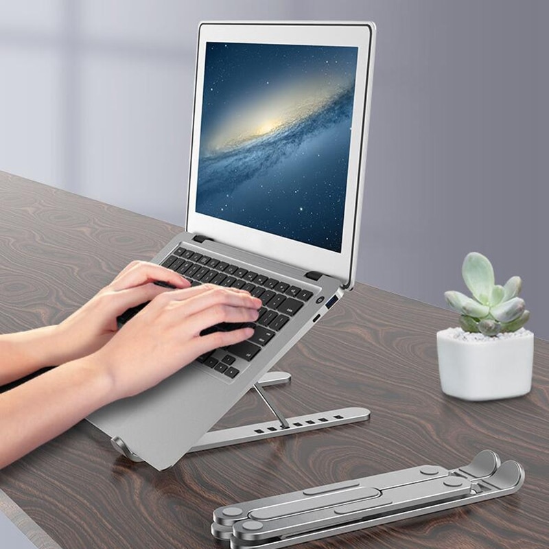 Laptop Stand Voor Macb-Also Pro Notebook Stand Opvouwbare Aluminium Legering Tablet Stand Beugel Laptop Houder Voor Notebook