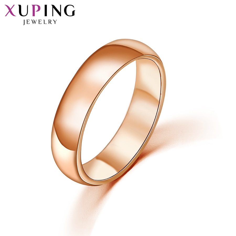 Xuping Elegante Rose Gold Farbe Überzogen Exquisite Ring für Frauen Hochzeit Schmuck Valentinstag 11000