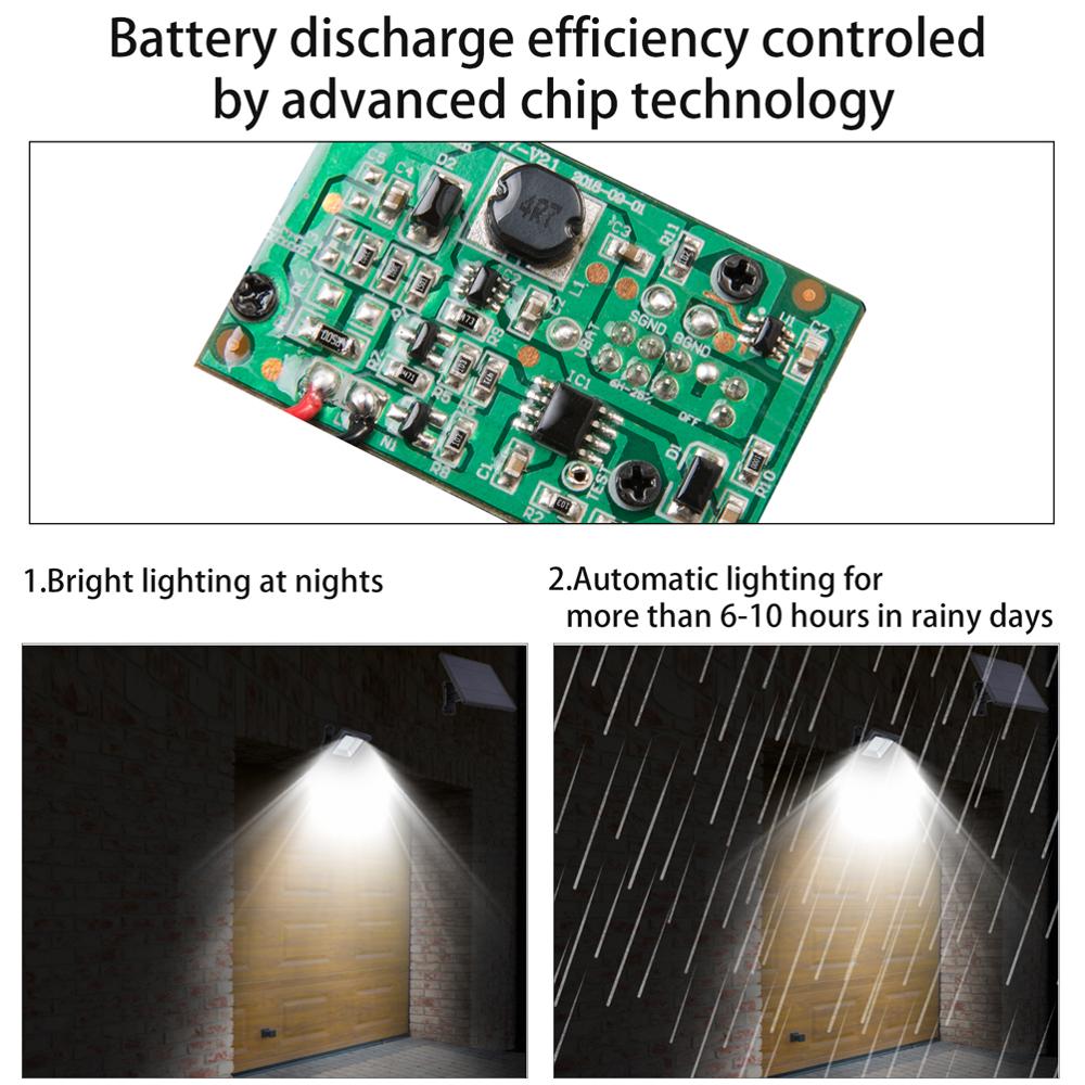 Solar- Licht Garten LED Flutlicht Mit Solar- Tafel 9,8 ft Kabel Lampe Landschaft Solar- LED Licht Sicherheit Für draussen beleuchtung