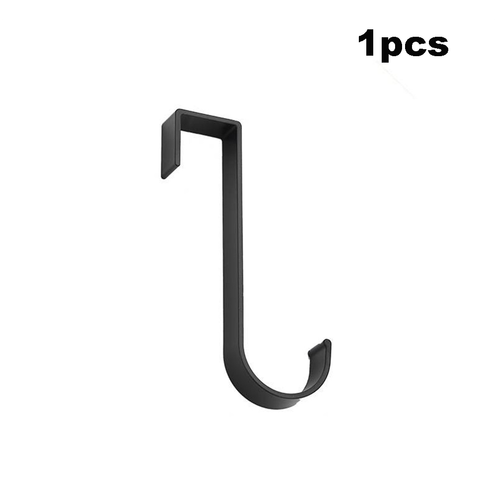 Crochet multifonctionnel en aluminium, espace de radiateur, porte d'armoire, crochet arrière, serviette de salle de bain, petit crochet, accessoires pour la maison, 1/2 pièces