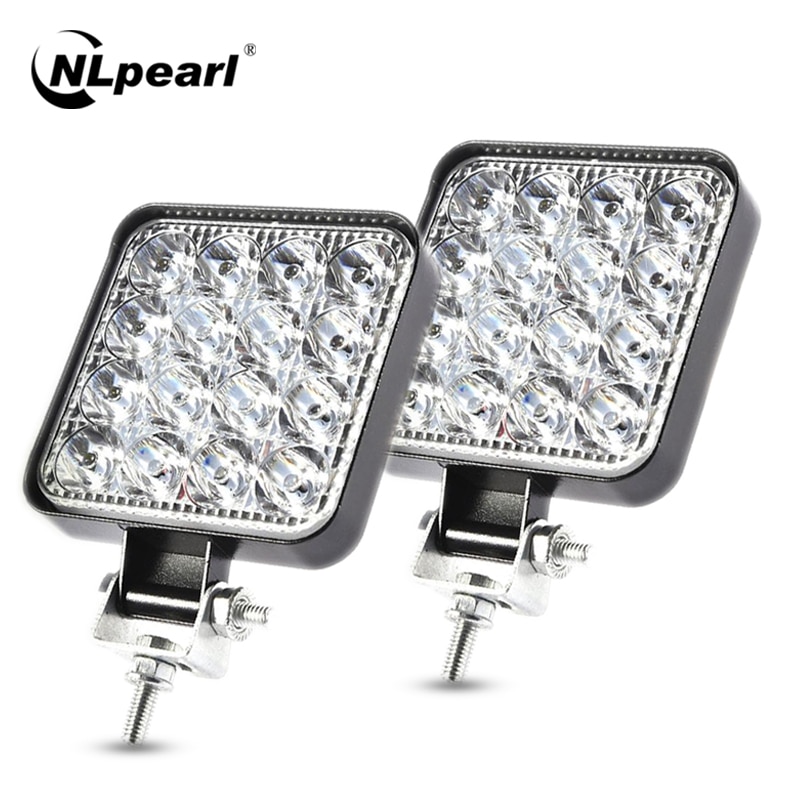 Nlpearl mini led arbejdslys 12v 24v spotlight led lys bar off road lastbil 4 x 4 4wd suv atv barra led lightbar til bil tågelygte