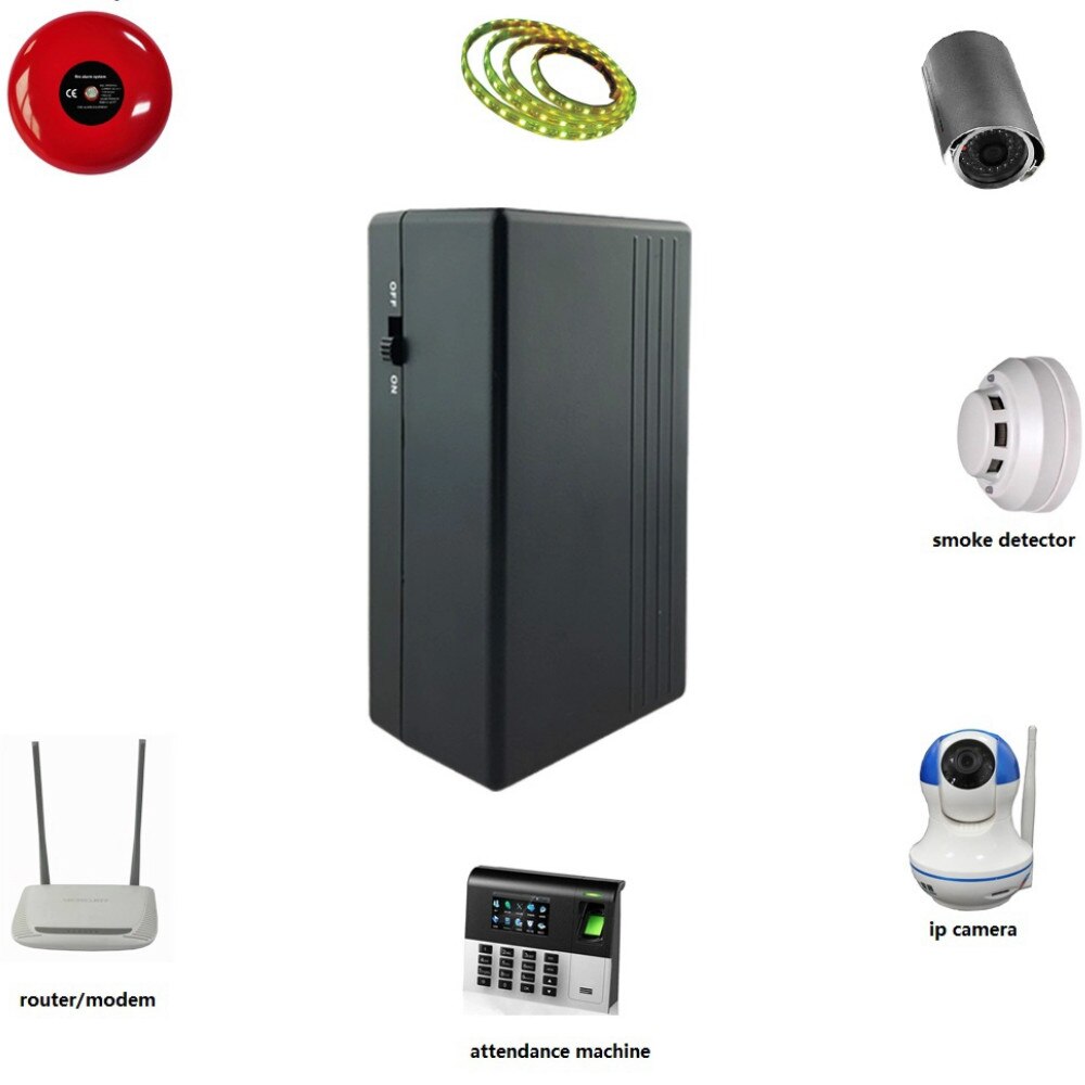 Standby Power Supply 12V2A UPS Uninterrupted Backup Power Supply Mini Battery For Time Attendance Camera Router