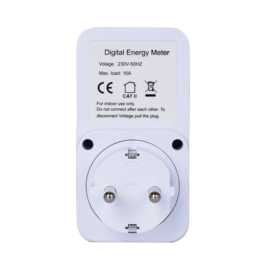 Plug-in Digital Wattmeter LCD Energy Monitor Power Meter Electricity Electric Meter Usage Monitoring Socket