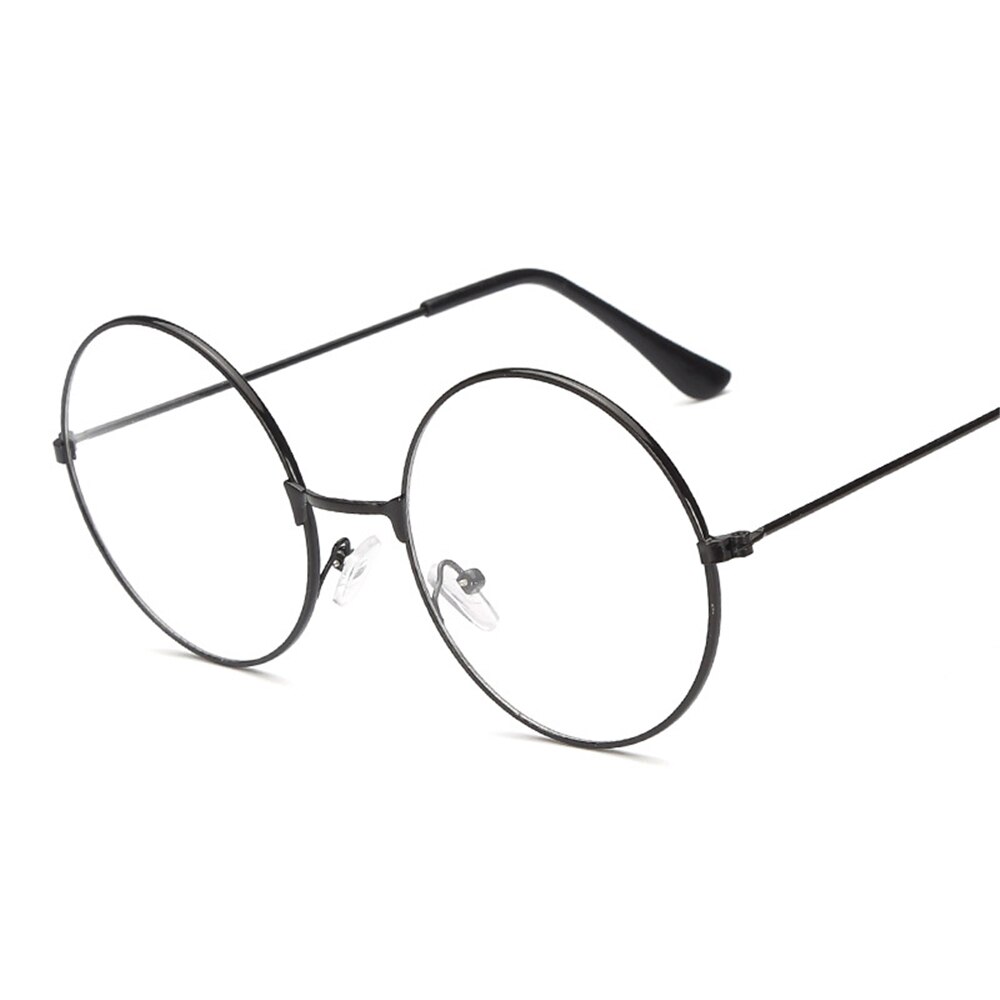 Klassieke Nerd Bril Frame Voor Kids Clear Lens Brillen Jongens Meisjes Brillen Optische Bril Kind Retro Ronde Bril: black