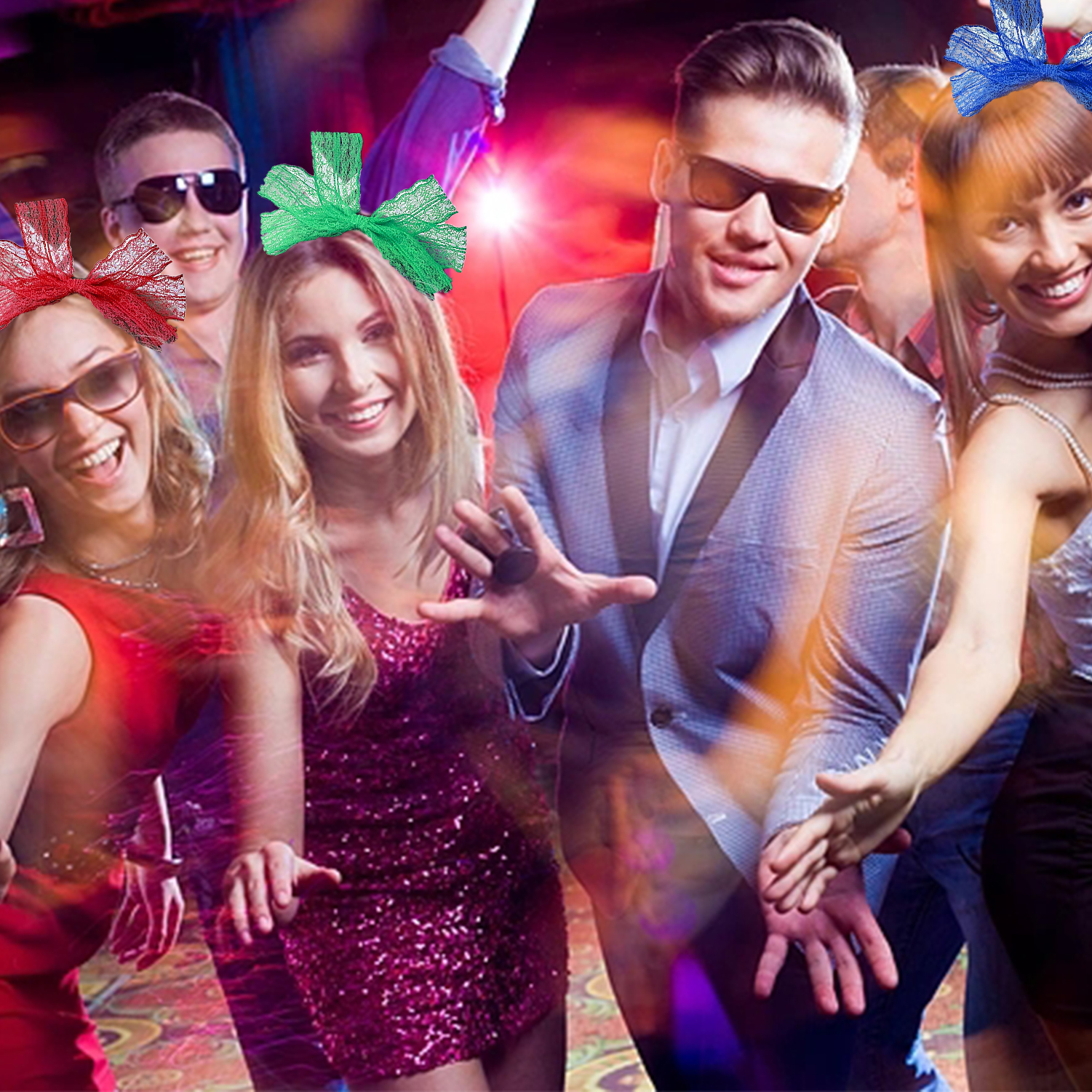 80's Kanten Hoofdband Kostuum Accessoires Voor Jaren 80 Themafeest, Zonder Hoofdpijn Neon Kanten Strik Hoofdband