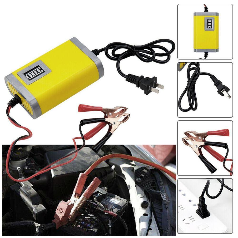 12V 2A Full Automatic Car Battery Charger Power Pulse Repair Chargers Wet Dry Lead Acid Battery Chargers