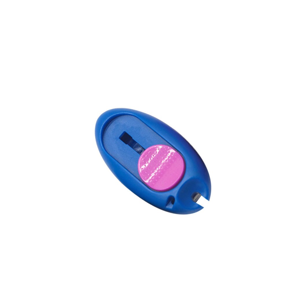 Twee-in-één draadinrijg- en knipapparaat plastic draadgeleidernaald naaimachine punchnaald gereedschap ouderenbenodigdheden (rood, met: Donkerblauw