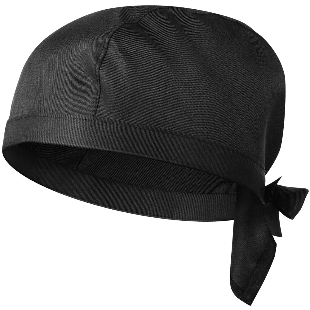 BESTOMZ-Sombrero de Chef pirata, gorra de uniforme de camarero, para panadería, barbacoa, parrilla, restaurante, gorro de trabajo de cocina (negro): Default Title