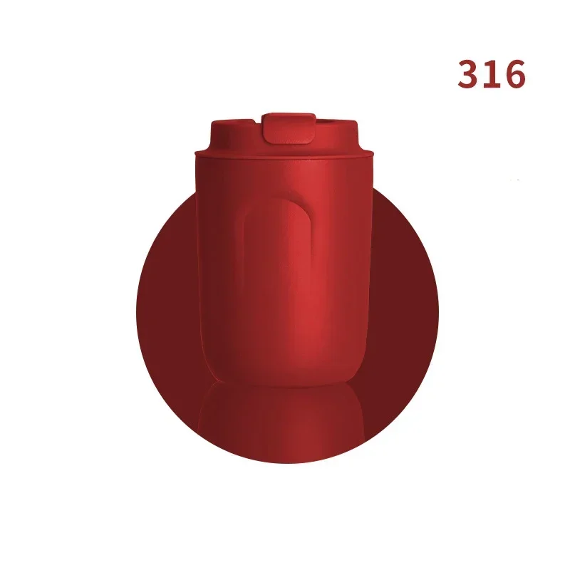 Taza de café de acero inoxidable 316, termo térmico a prueba de fugas, vaso de doble pared, termo aislado para bebidas de viaje: Multicolor