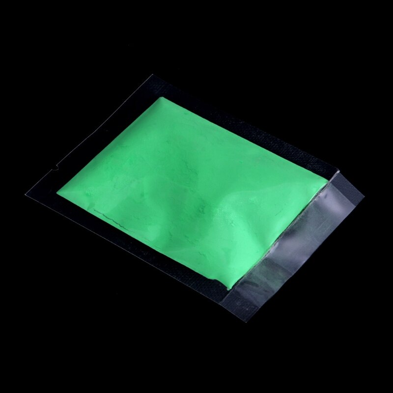 Fluorescent Super Lumineux Lueur dans le Noir Poudre Pigment Lumineux: Green
