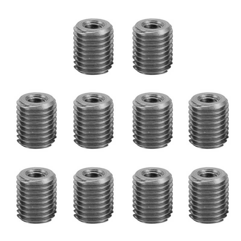 self tapping inserts threaded inserts Male Thread Nut Stainless Steel Extension Fastener Slotted Sleeve Repair