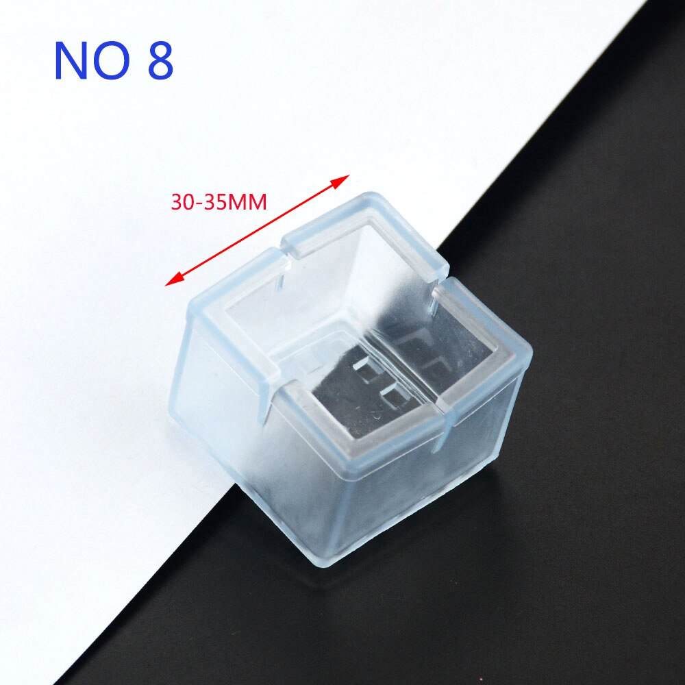 4 Stks/partijen Tafel Stoel Been Mat Siliconen Antislip Stoel Been Caps Voet Bescherming Cover Pads Houten Vloer Protectors 12/24 / 32Pcs: NO.8