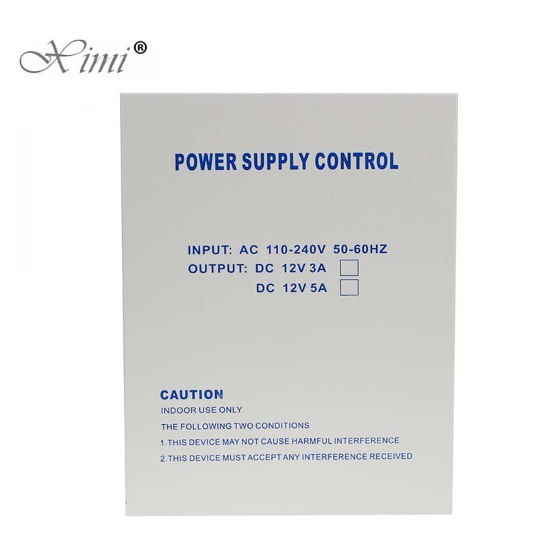 AC 110-240V DC 12V/5A Door Access Control System Switching Supply Power UPS Power Supply battery backup: P06