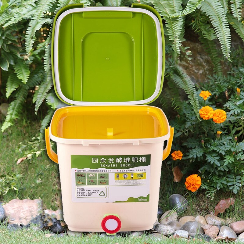 Merkts PE Compostzak,Tuin Compost Zak Prullenbak Milieuvriendelijke Organische