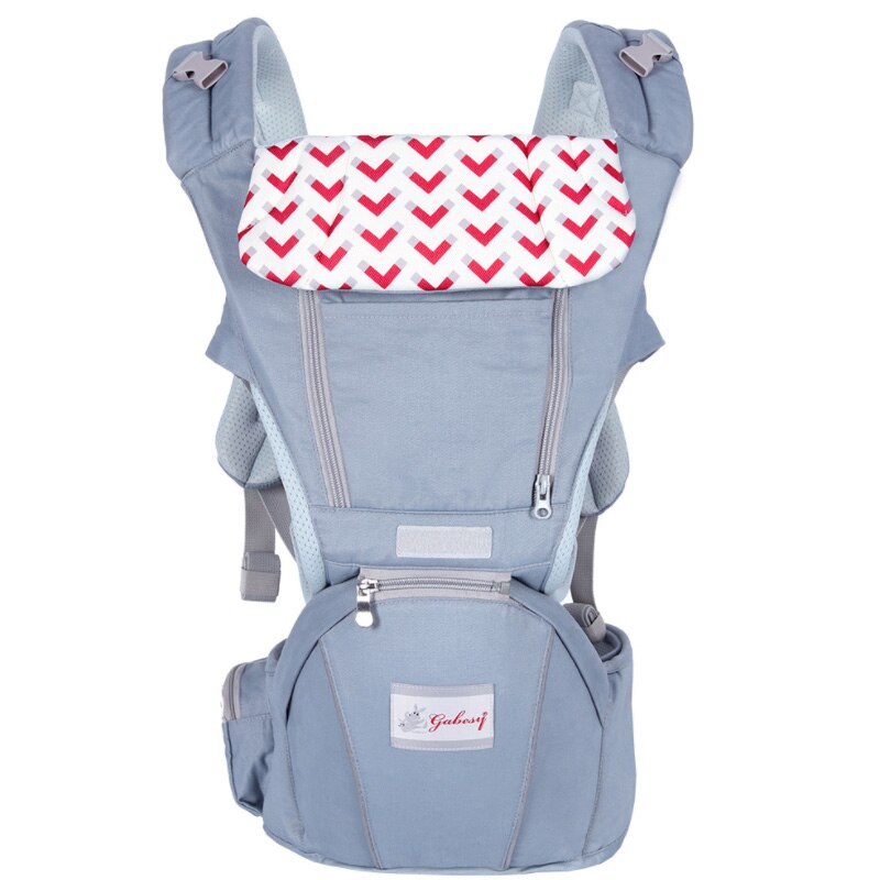Ergonomische Draagzak Baby Baby Heupdrager Carrier Voorkant Ergonomische Kangoeroe Draagdoek draagdoek voor Baby Reizen: Gray