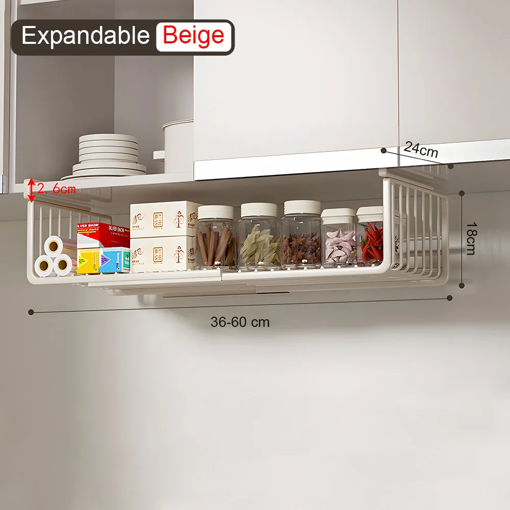 Estante de almacenamiento de cocina expandible, ce... – Grandado, image size:1000x1000