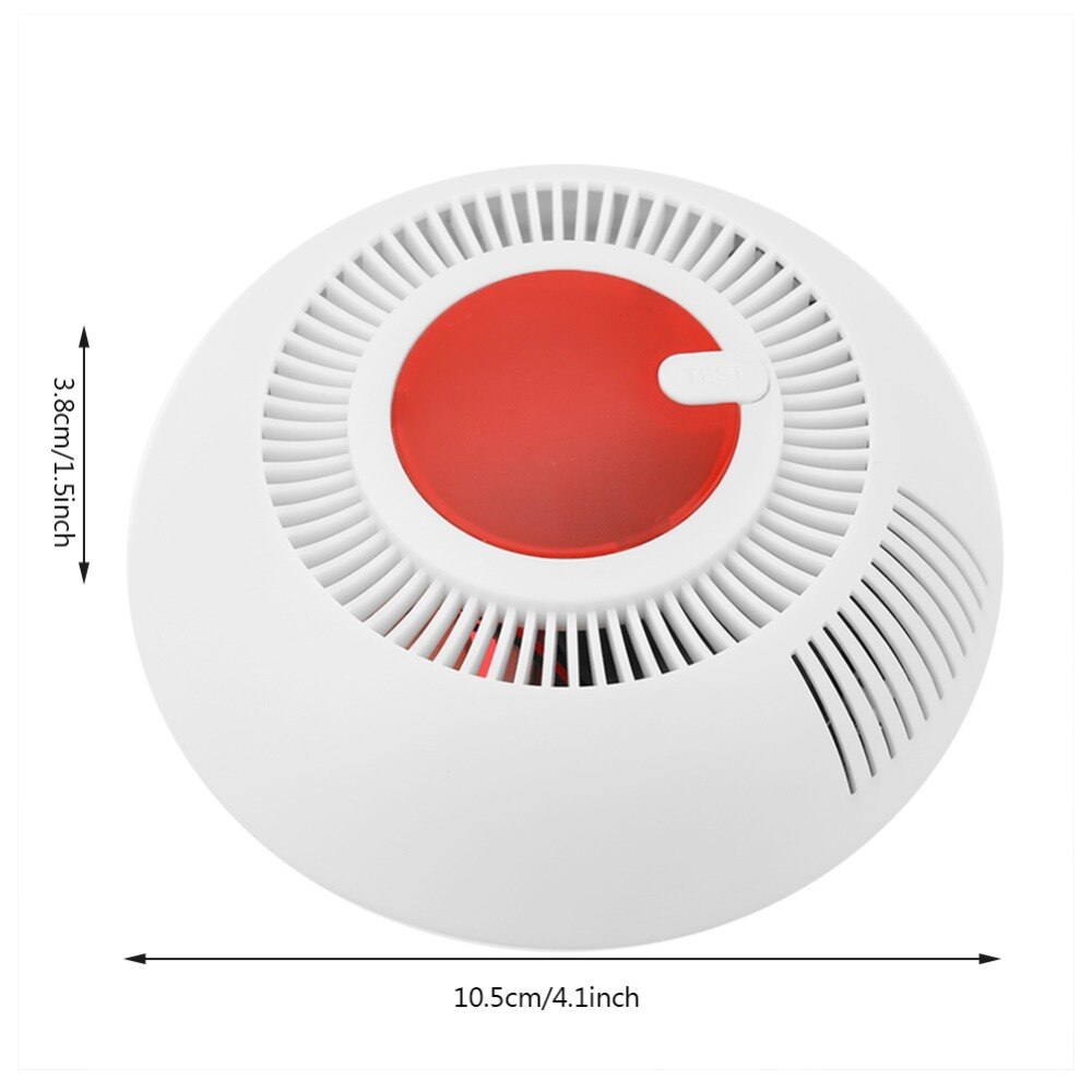 Wireless Smoke Alarm Detector Fire Protection Sensor for Home Security Infrared Photoelectric Sensor