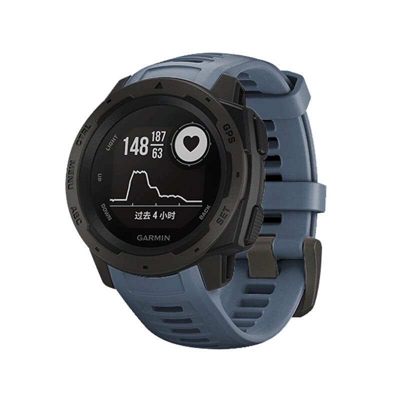 22mm Sport Silicone Strap Quick Release Replacement Watch Band for Garmin Instinct XR649: Yanqing