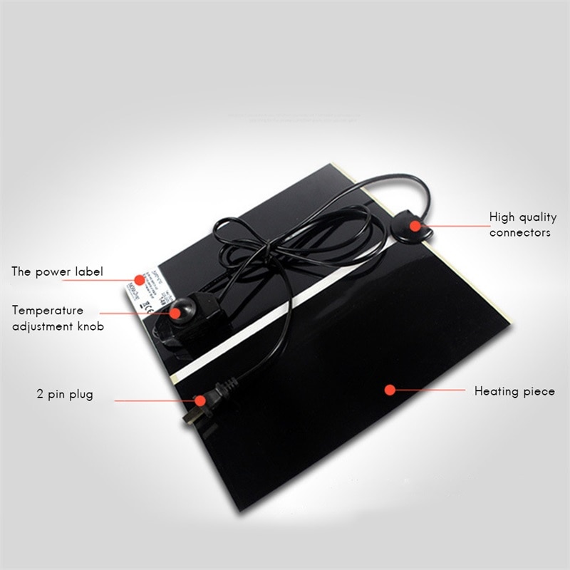 Pet Heating Pad Reptile Heater Heating Warm Tortoise Lizard Spider Winter Heating Pad EU / US/UK Plug