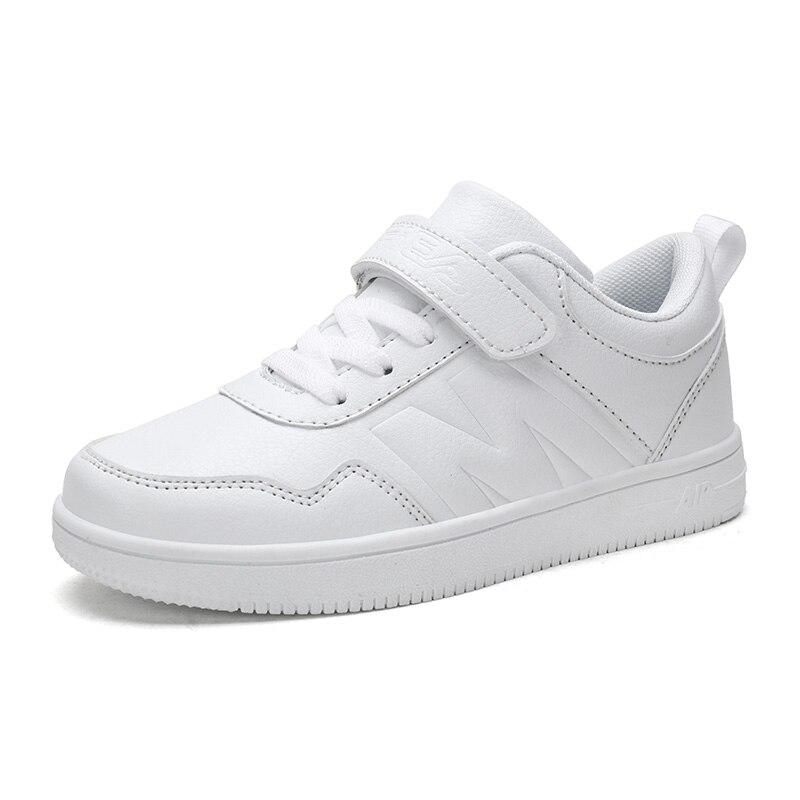 Afslappet børnesko vandtætte sneakers børn hvide sko flade skridsikre pigesko klassiske børneløbesko
