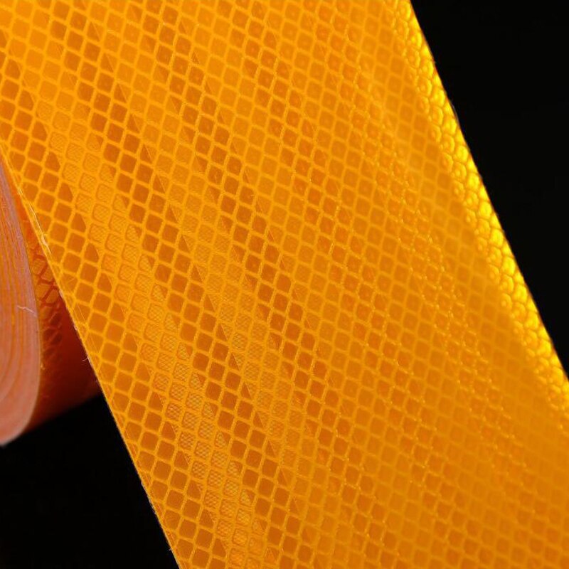 15 cmx 3m orange advarselsbånd til farlige køretøjer sikkerhedsadvarsel reflekterende film