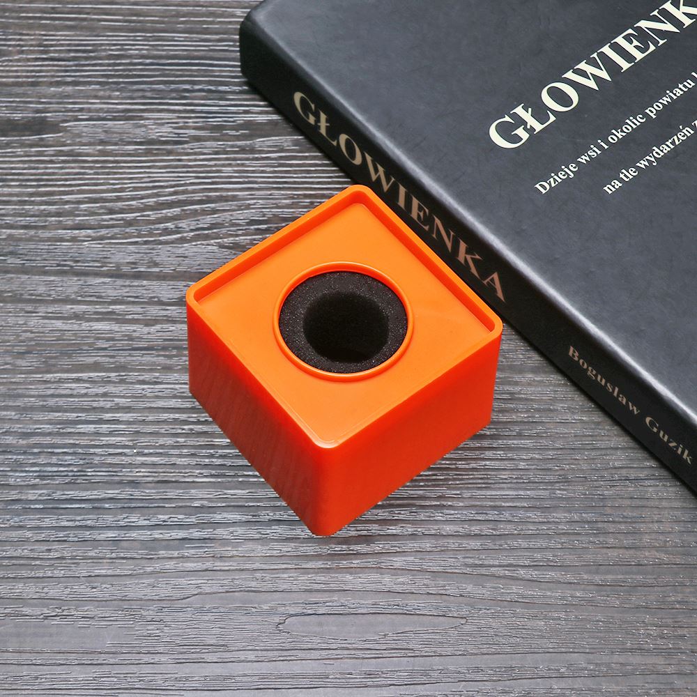 38mm Gat TV Crew Interview Microfoon Vierkante Kubus Vormige Logo Vlag Station ABS Materiaal