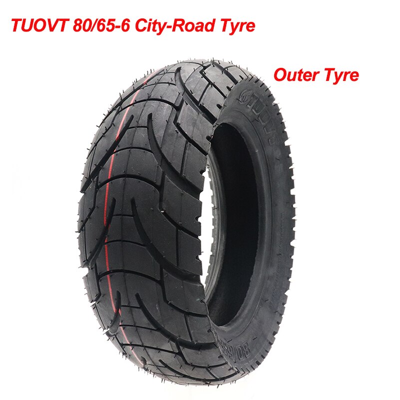 255x80 Electric Scooter Off-road Tire 10x3.0 Thickened Widened Inner Outer Tyres 80/65-6 for Speed Grace 10 Zero 10x KuGoo M4: D outer tyre