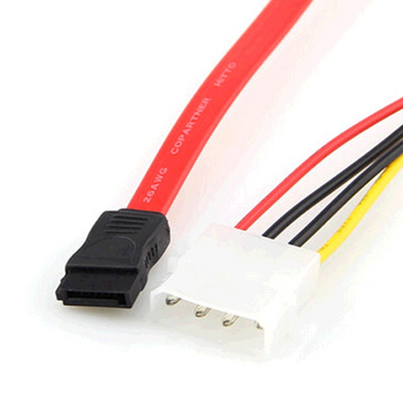 3 x 6Gb/S SATA3 15Pin to SATA 7Pin +IDE Molex 4Pin Power / Data Combo Cable for PC SATA 3.0 SATAIII 6Gbps Hard Drive