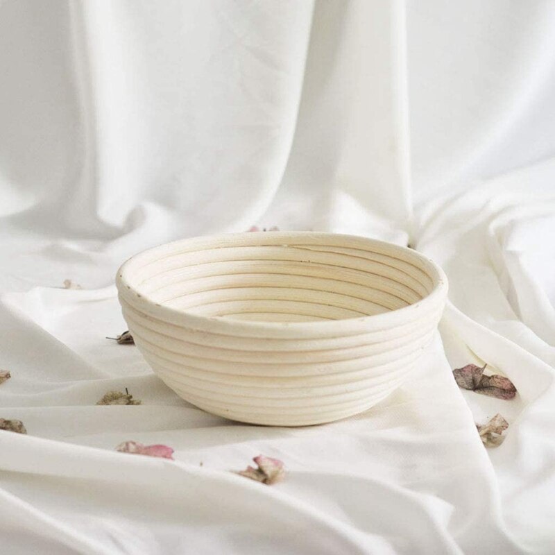 Ronde Brood Correctie Mand Handgemaakte Pasta Rota Stijgende Kom Professionele Bakkers Brood Mand