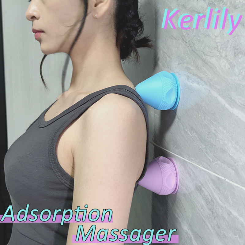 Silisium massasjekjegle fast adsorpsjon ball psoas muskel frigjøringe massasje apparat brystrygg rygg scapula fot yoga kerlily