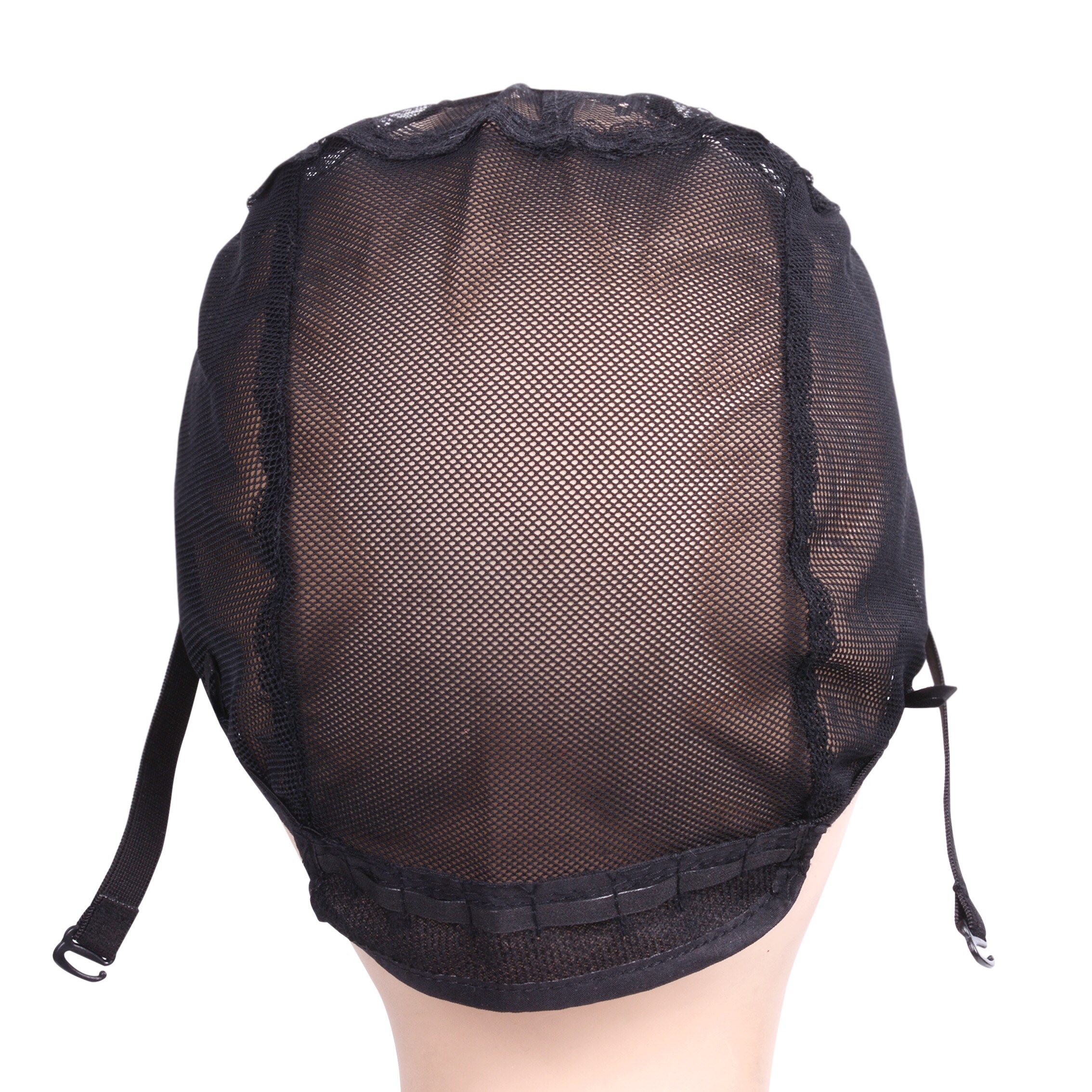 4*4" U Part Wig Cap With Velvet Sides For Making Wigs With Adjustable Straps Glueless Weaving Caps Mesh Wig Cap Hairnets