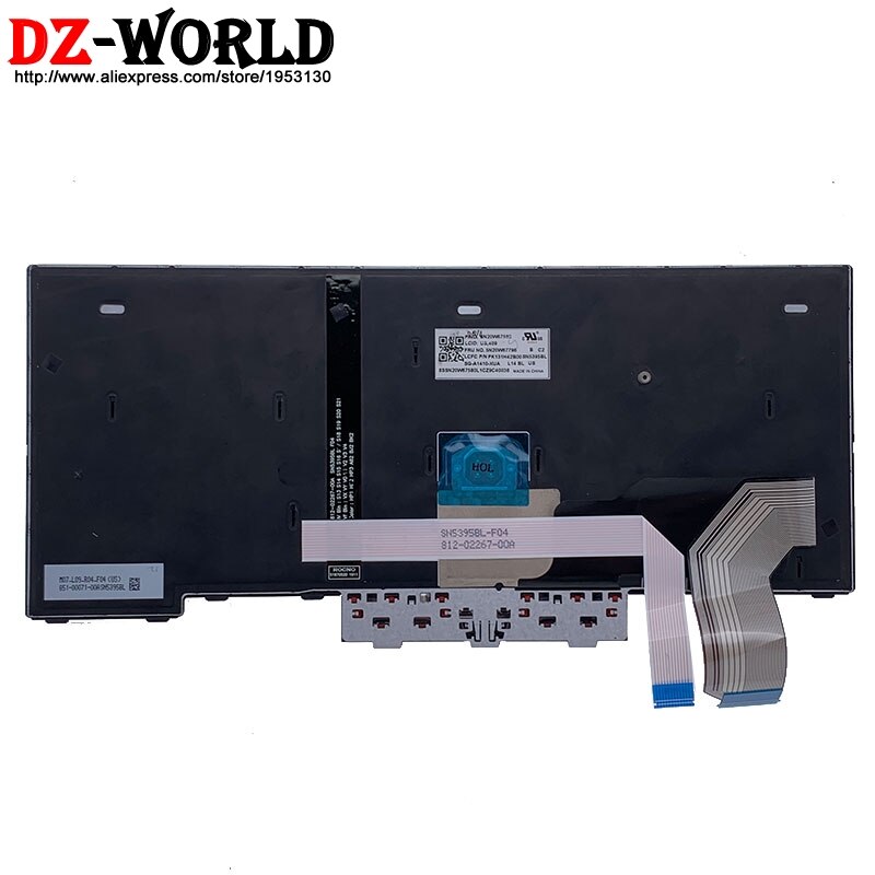 Original US English Backlit Keyboard For Lenovo Thinkpad L14 Laptop 5N20W67796 5N20W67832 5N20W67760