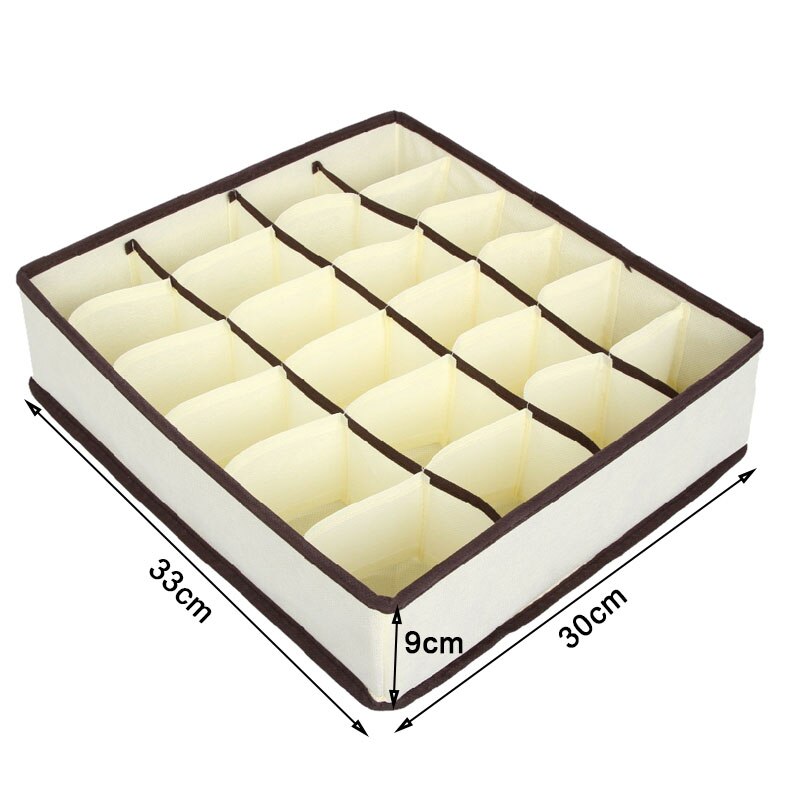 4pcs/Set Underwear Bra Organizer Storage Box 2 Colors Drawer Closet Organizers Boxes For Underwear Scarfs Socks Bra Multi Size