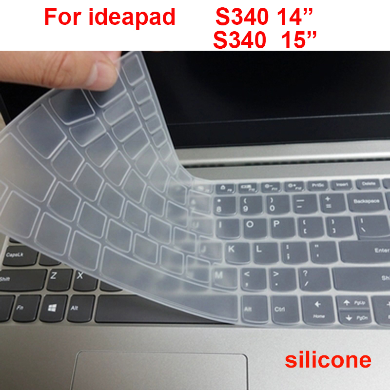 Wasbare Laptop Toetsenbord Cover Voor Lenovo IdeaPad S340 14 S340-14 S340-15 15 Siliconen Waterdichte Film Notebook Protector