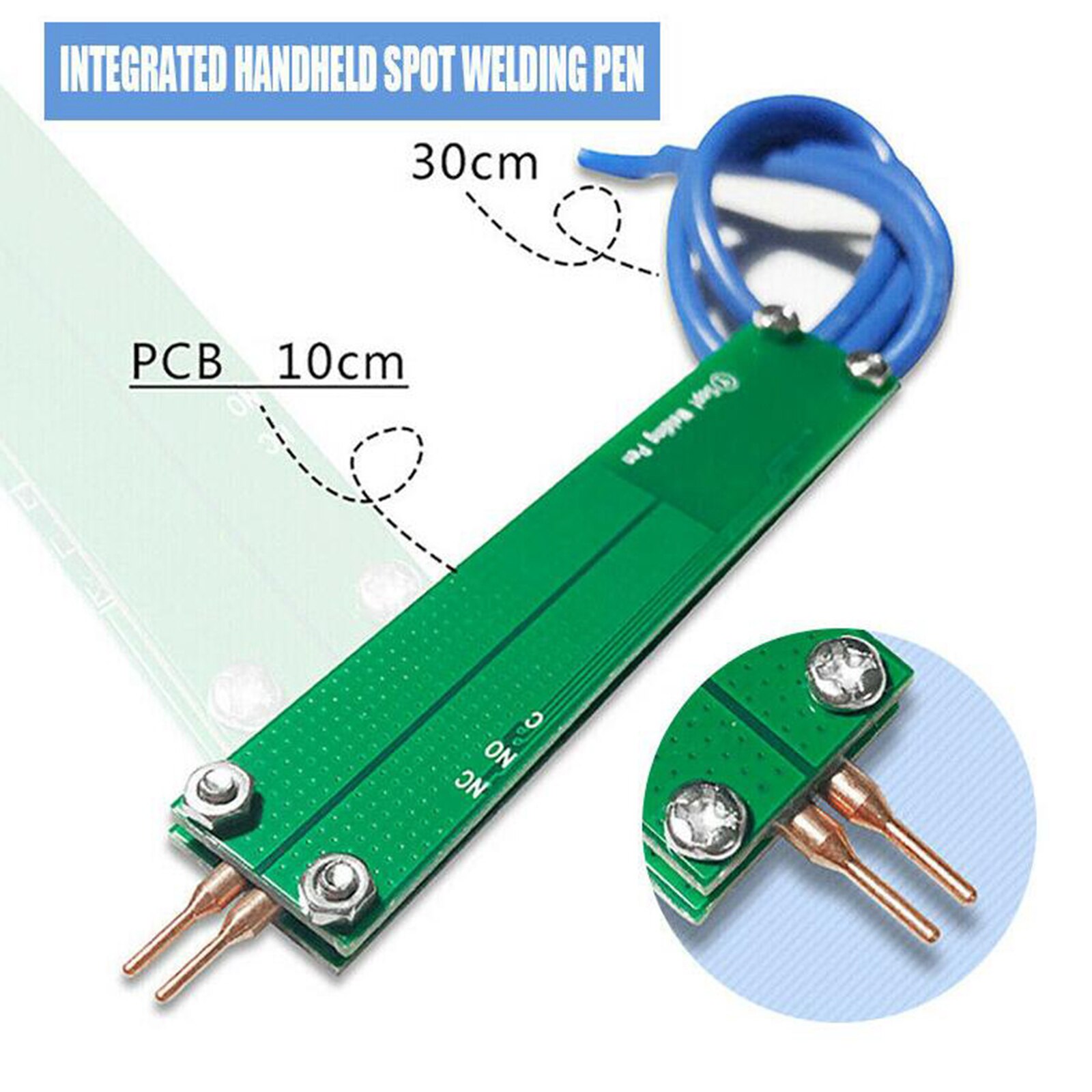 Copper Handheld Spot Spot Welding Pen for 3.7V to 12V battery