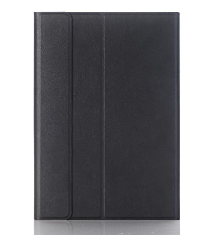 Étui pour huawei matepad 10.4 '', honor 3-al00 w09/ 10.4/  v6 pad pro 10.8 '', clavier wi-fi bluetooth détachable, housse en cuir + stylet: Noir / Matepad 10.4