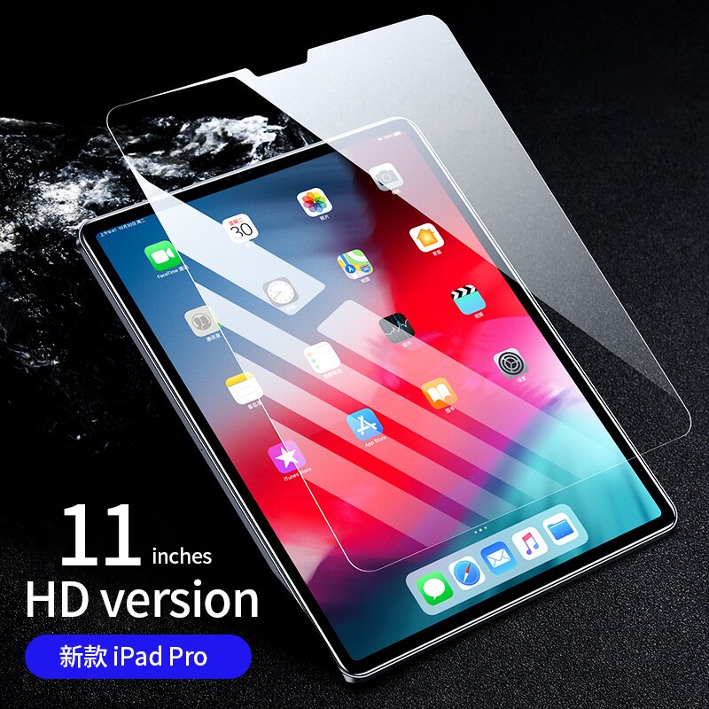 Joyroom 9h gehard glas voor ipad pro 10.5 inch volledige cover screenprotector voor ipad pro 11 air 1 2 mini 1 2 3 4 5 glas: Voor ipad pro 11