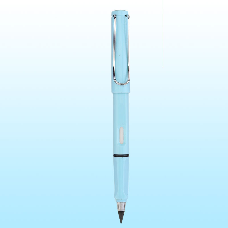 Lápiz eterno de escritura ilimitada, respetuoso con el medio ambiente, sin tinta, suministros escolares, herramienta de pintura de bocetos, novedosos para niños: Azul cielo