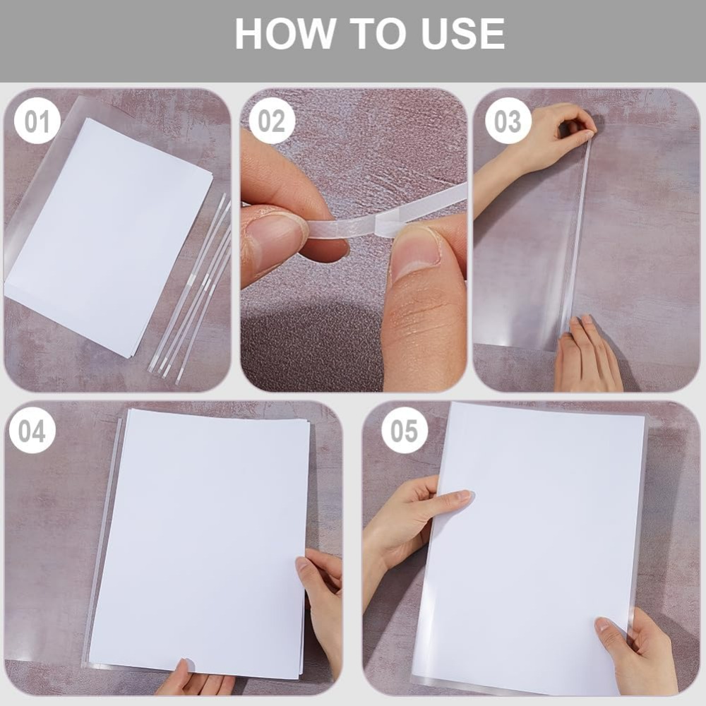 70 st breda termiska limremsor för bokreparation bokbindningsnätbaksida eva smältlim trepunktspositionering kontor