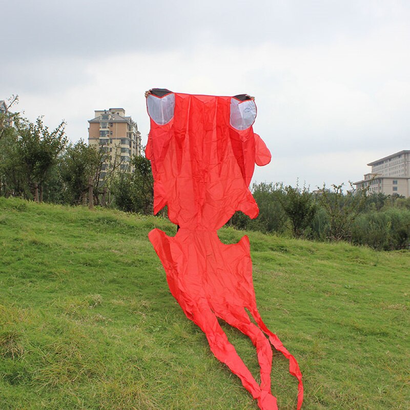 Goldfish Kite - Soft Polyester Animal Kite with Handle & Line - Fun Outdoor Toy for Kids & Adults